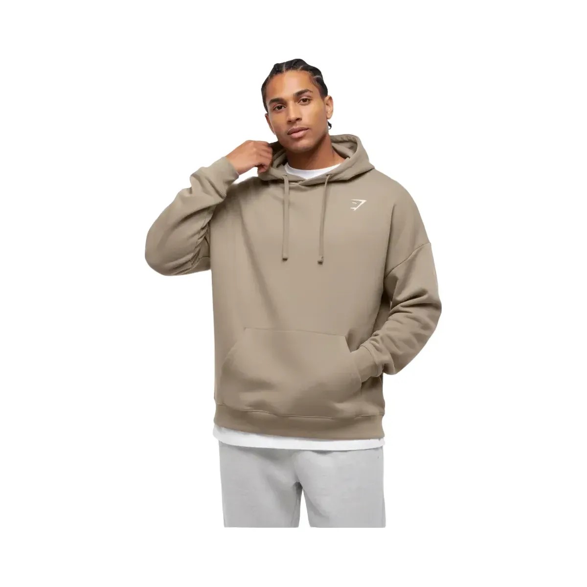 gymshark-crest-oversized-hoodie-lifestyle-brown