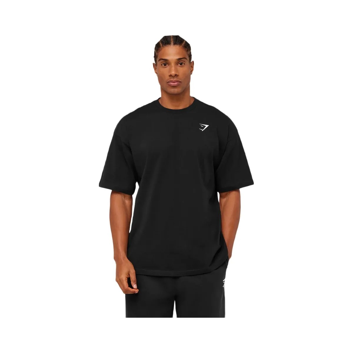 Gymshark Crest Oversized T-Shirt "GS Black" - HypeFly India View 3