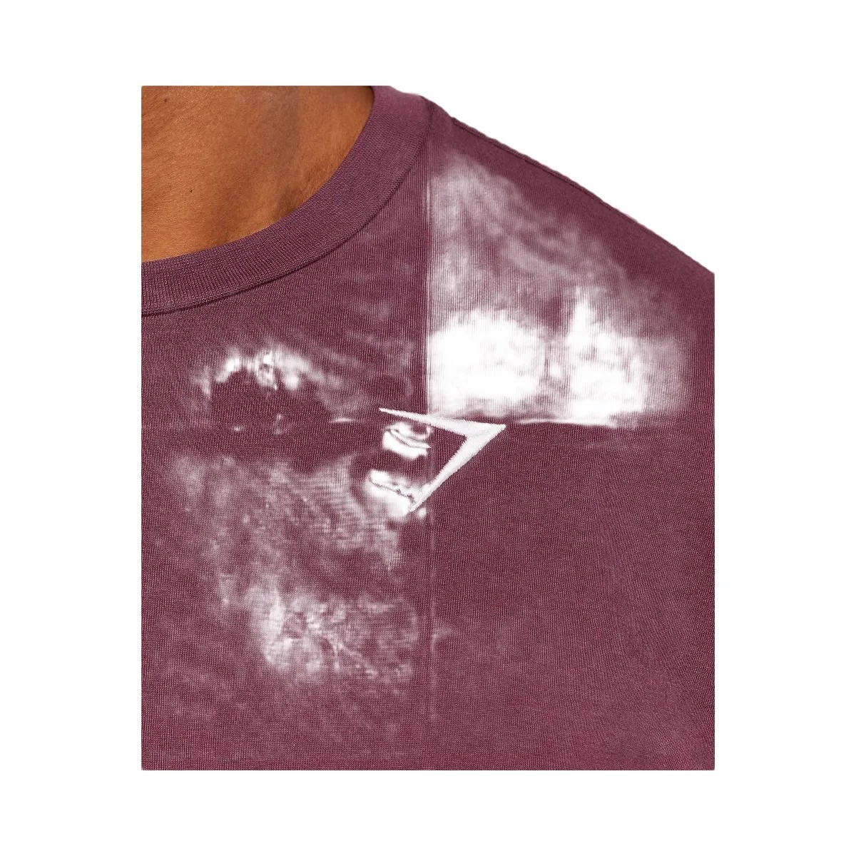 Gymshark Crest Oversized T-Shirt "GS Impact Burgundy" - HypeFly India View 5