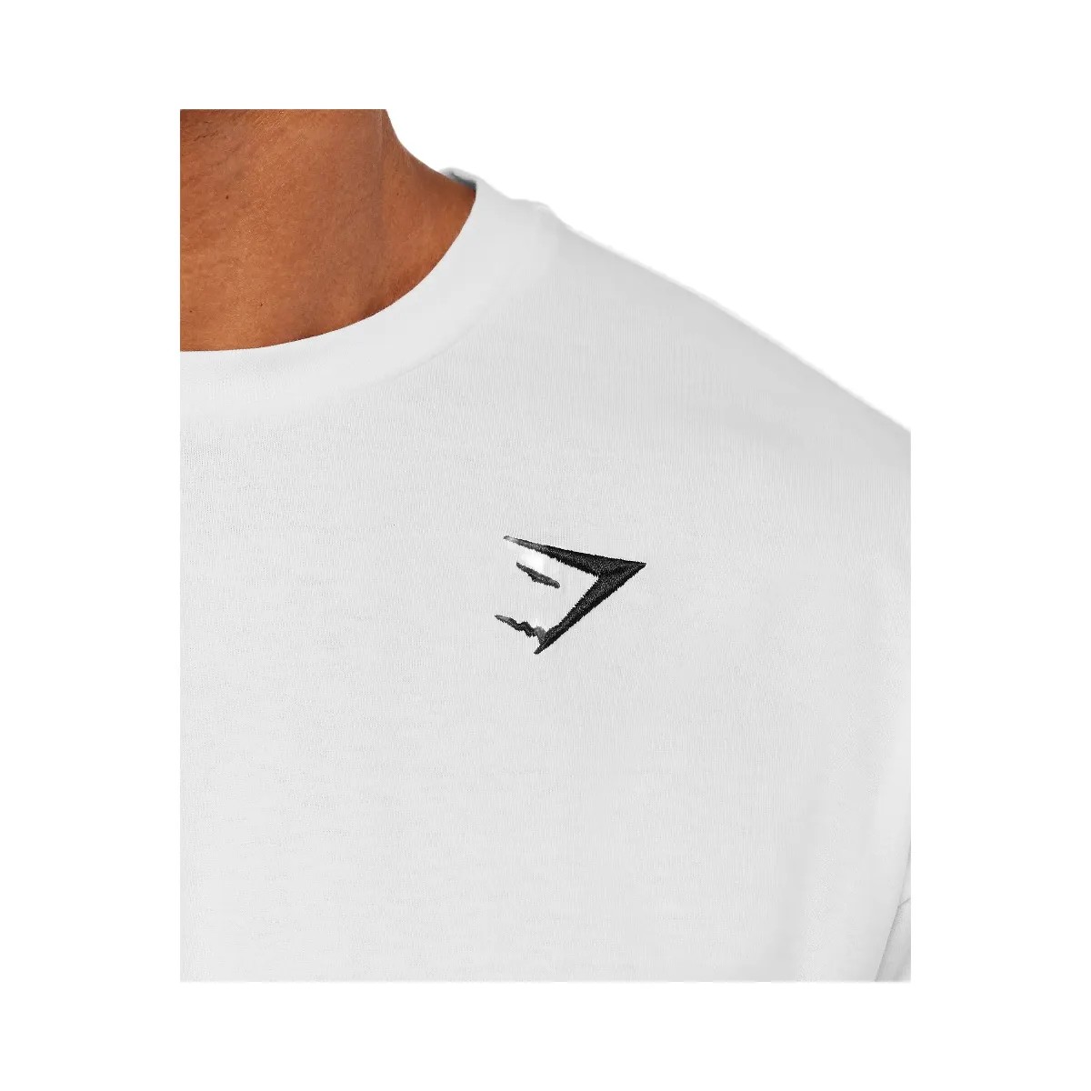 Gymshark Crest Oversized T-Shirt "GS White" - HypeFly India View 5
