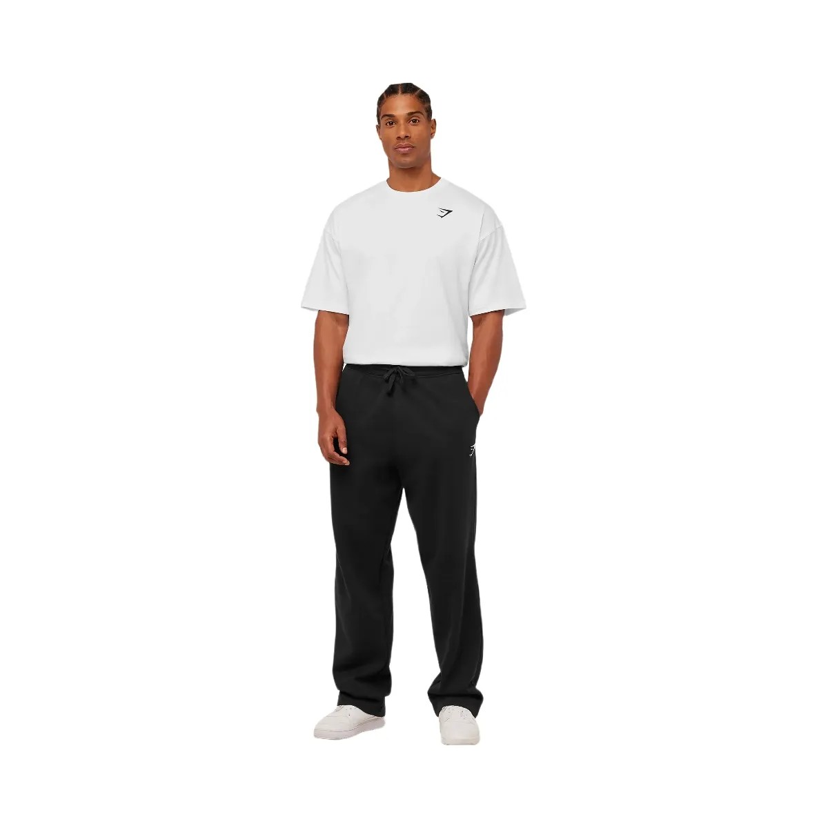 Gymshark Crest Oversized T-Shirt "GS White" - HypeFly India View 6