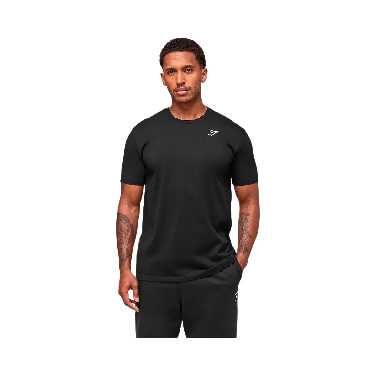 Gymshark Crest T-Shirt "Black" - HypeFly India View 1