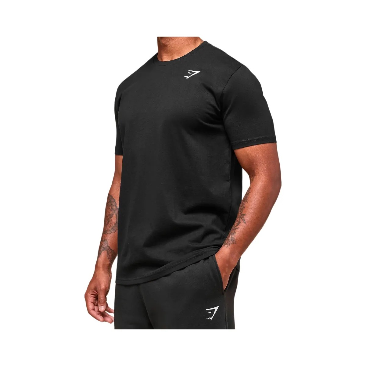 Gymshark Crest T-Shirt "Black" - HypeFly India View 3