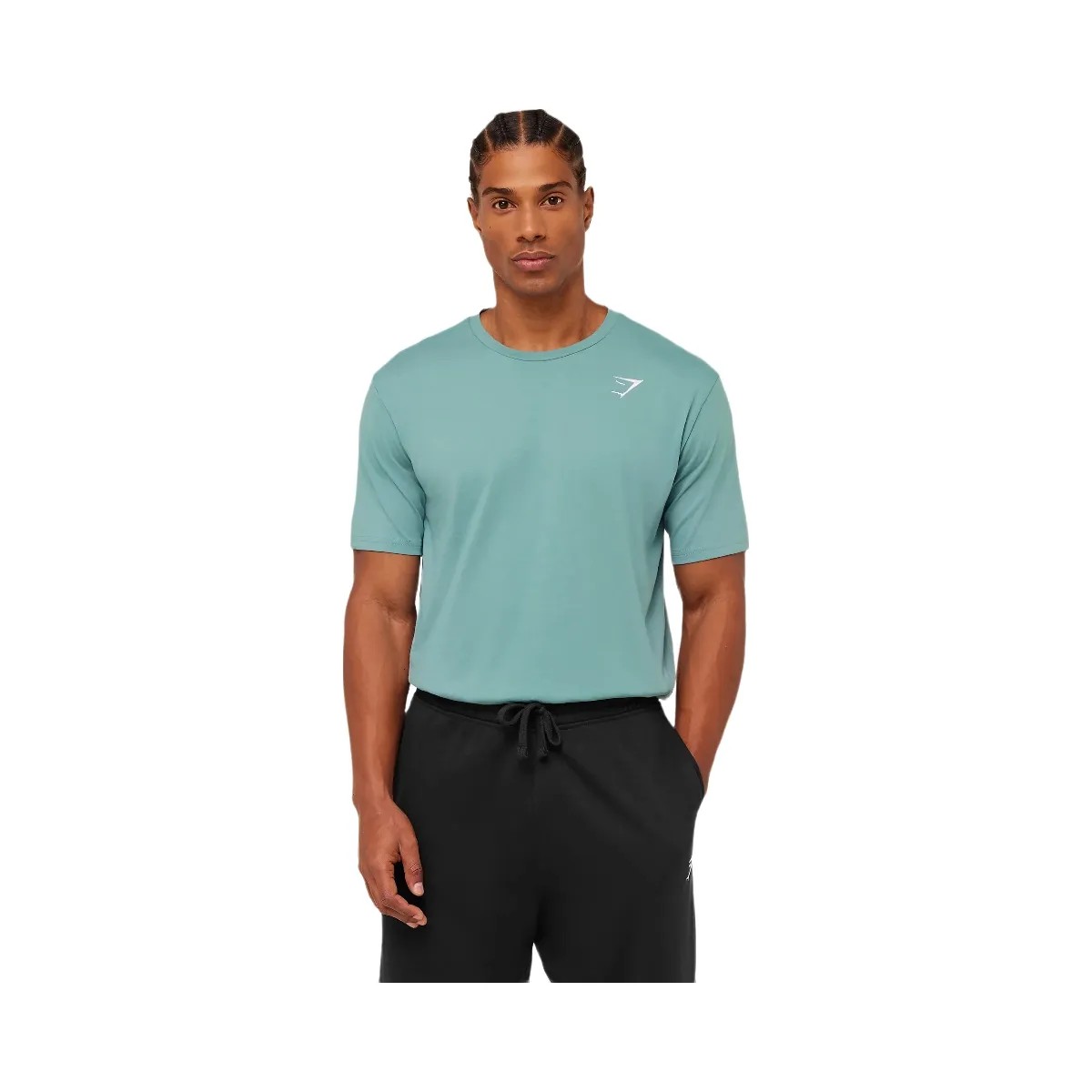 Gymshark Crest T-Shirt "GS Storm Blue" - HypeFly India View 1