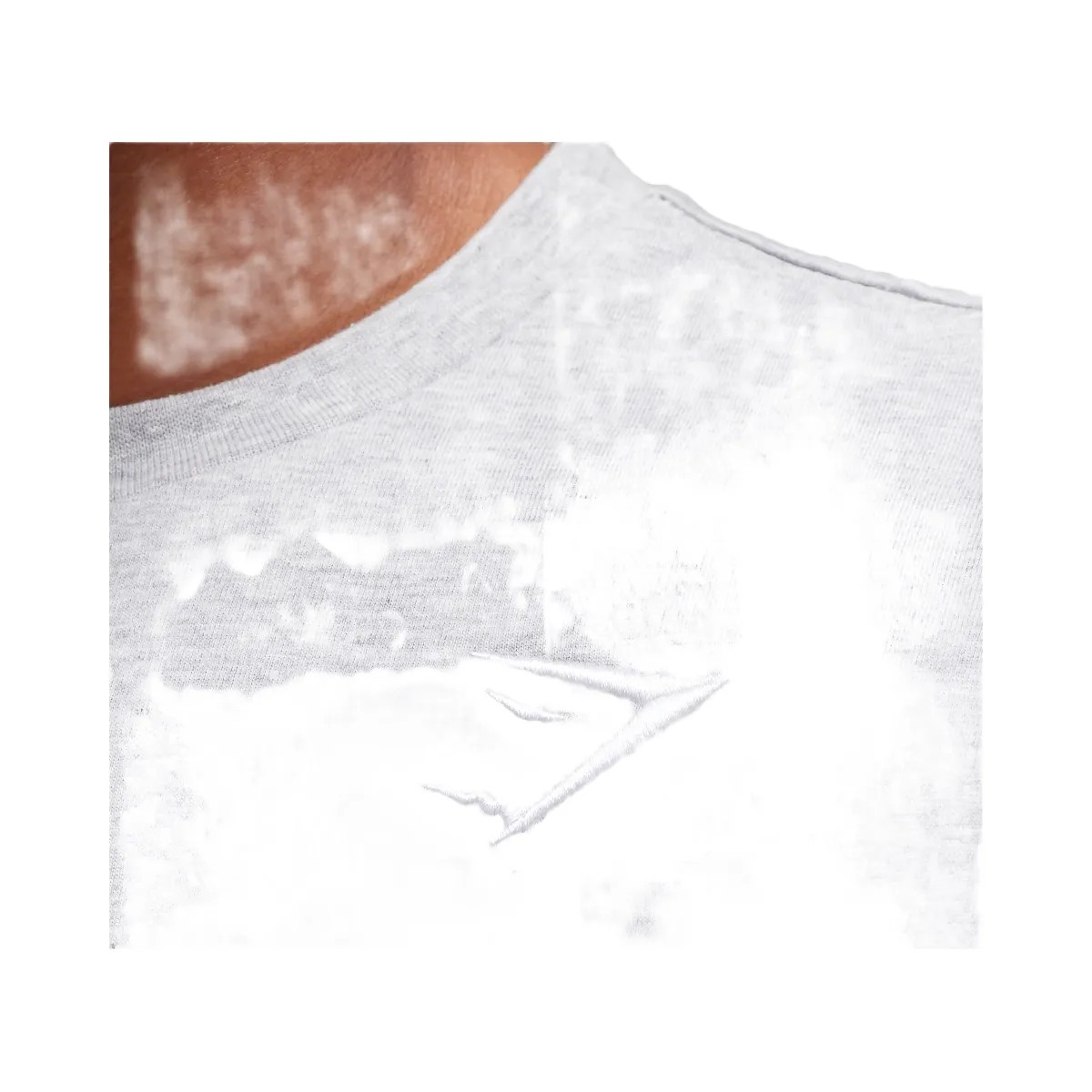 Gymshark Crest T-Shirt "Light Grey Marl" - HypeFly India View 5