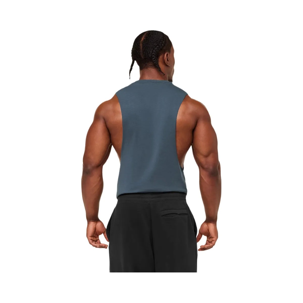 Gymshark Critical 2.0 Drop Arm Tank "GS Stealth Blue" - HypeFly India View 2