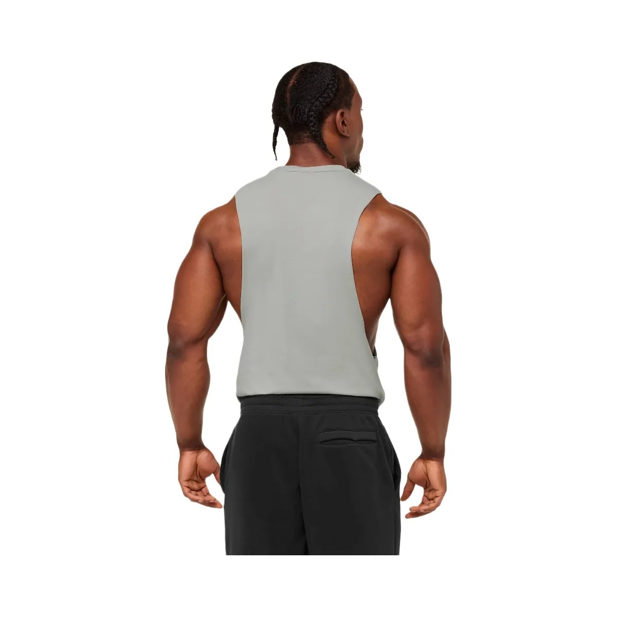 Gymshark Critical 2.0 Drop Arm Tank "Smokey Grey" - HypeFly India View 2