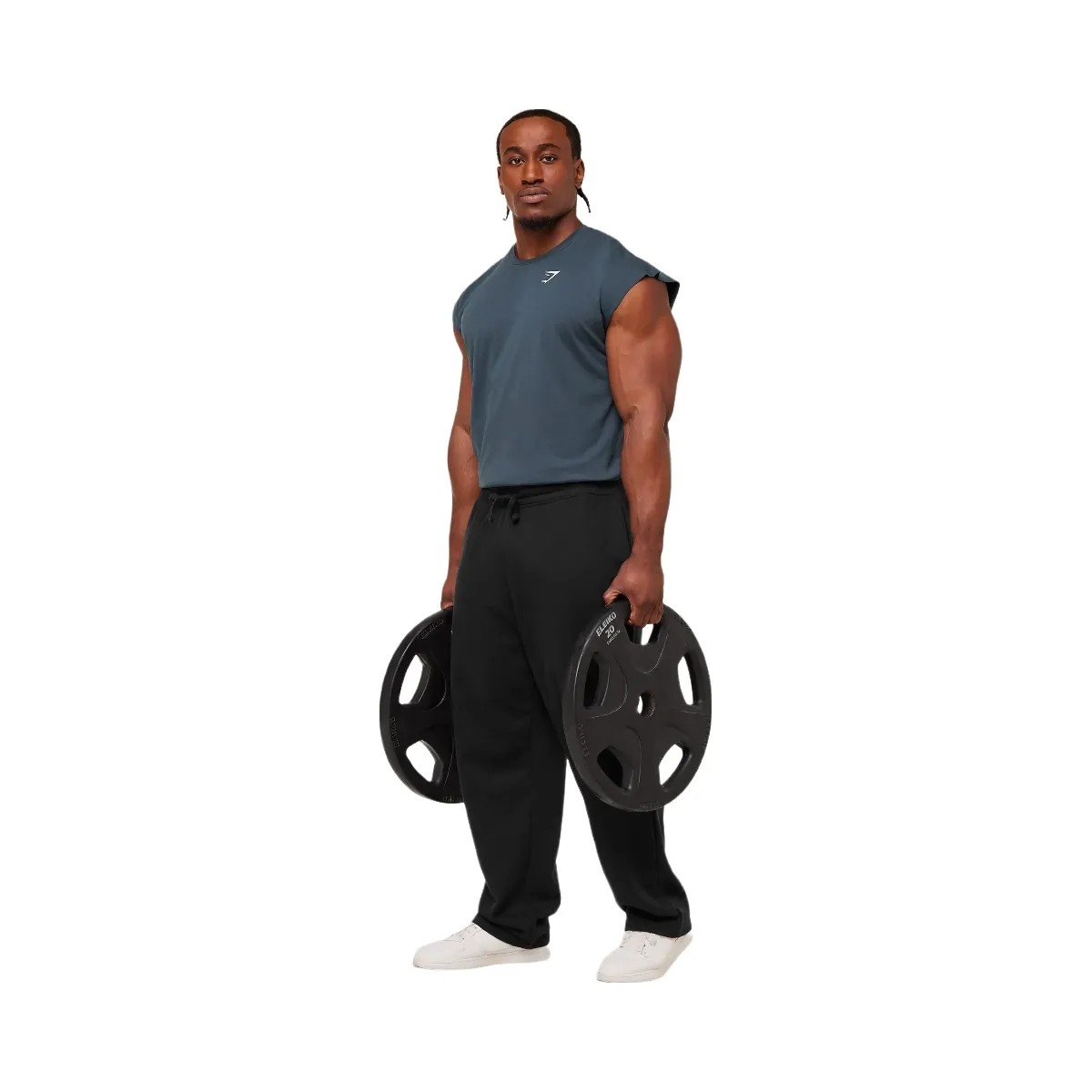 Gymshark Critical Cut Off Tank "GS Stealth Blue" - HypeFly India View 5