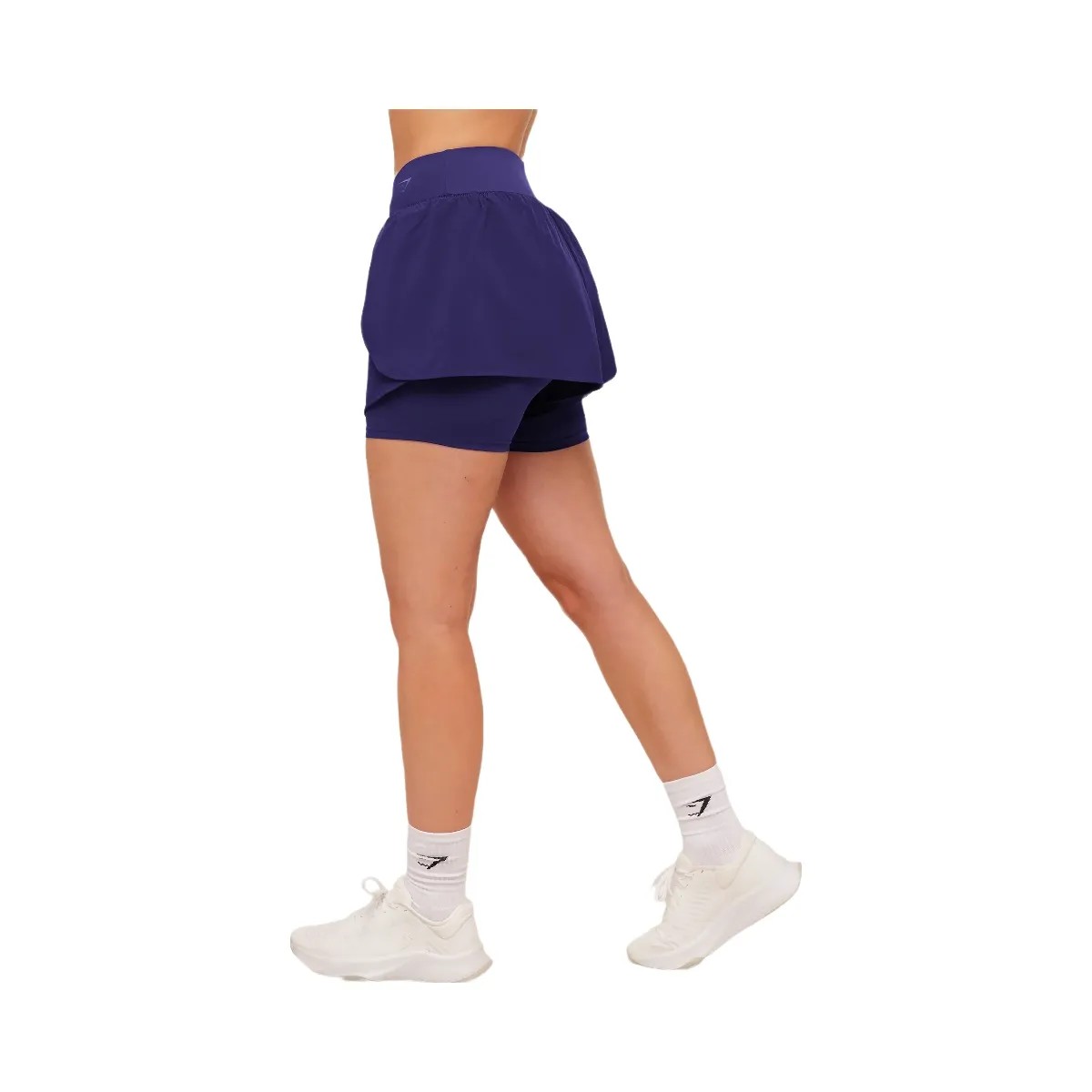 Gymshark Crossover 2-in-1 Shorts "Indigo Purple" - HypeFly India View 3