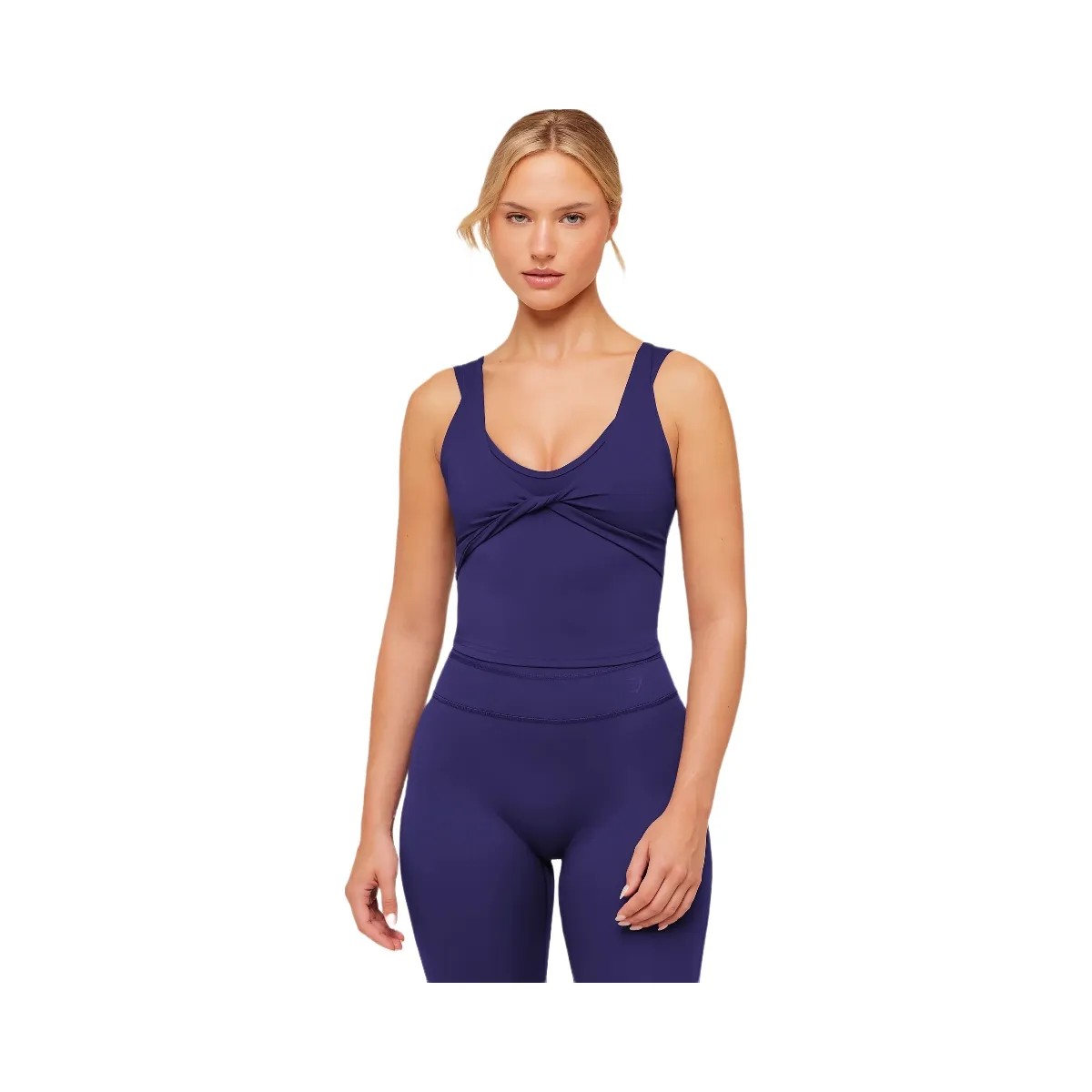 Gymshark Crossover Back Tank "Indigo Purple" - HypeFly India View 1