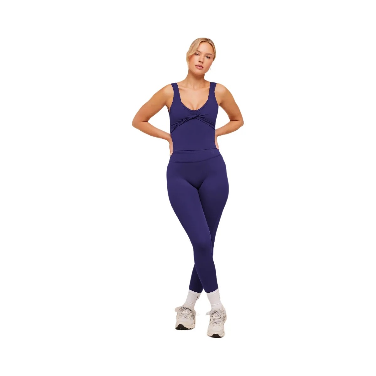 Gymshark Crossover Back Tank "Indigo Purple" - HypeFly India View 6