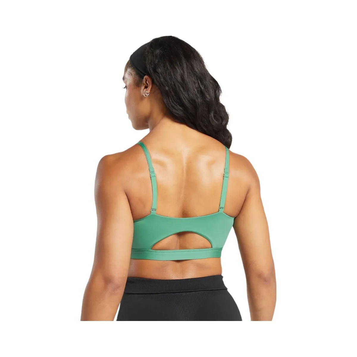 Gymshark Cut Out Bandeau "Discipline Green" - HypeFly India View 2