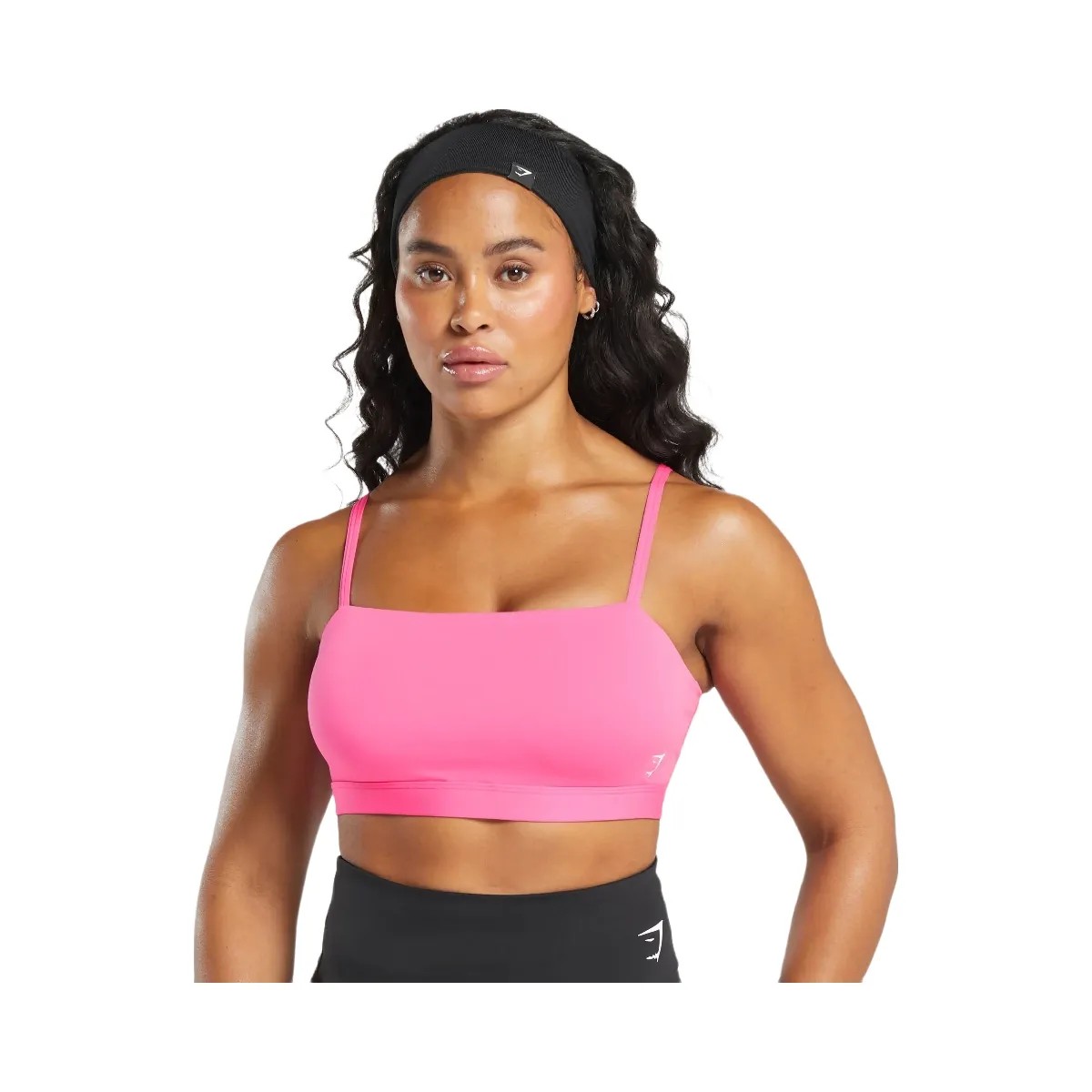 Gymshark Cut Out Bandeau "Physical Pink" - HypeFly India View 1