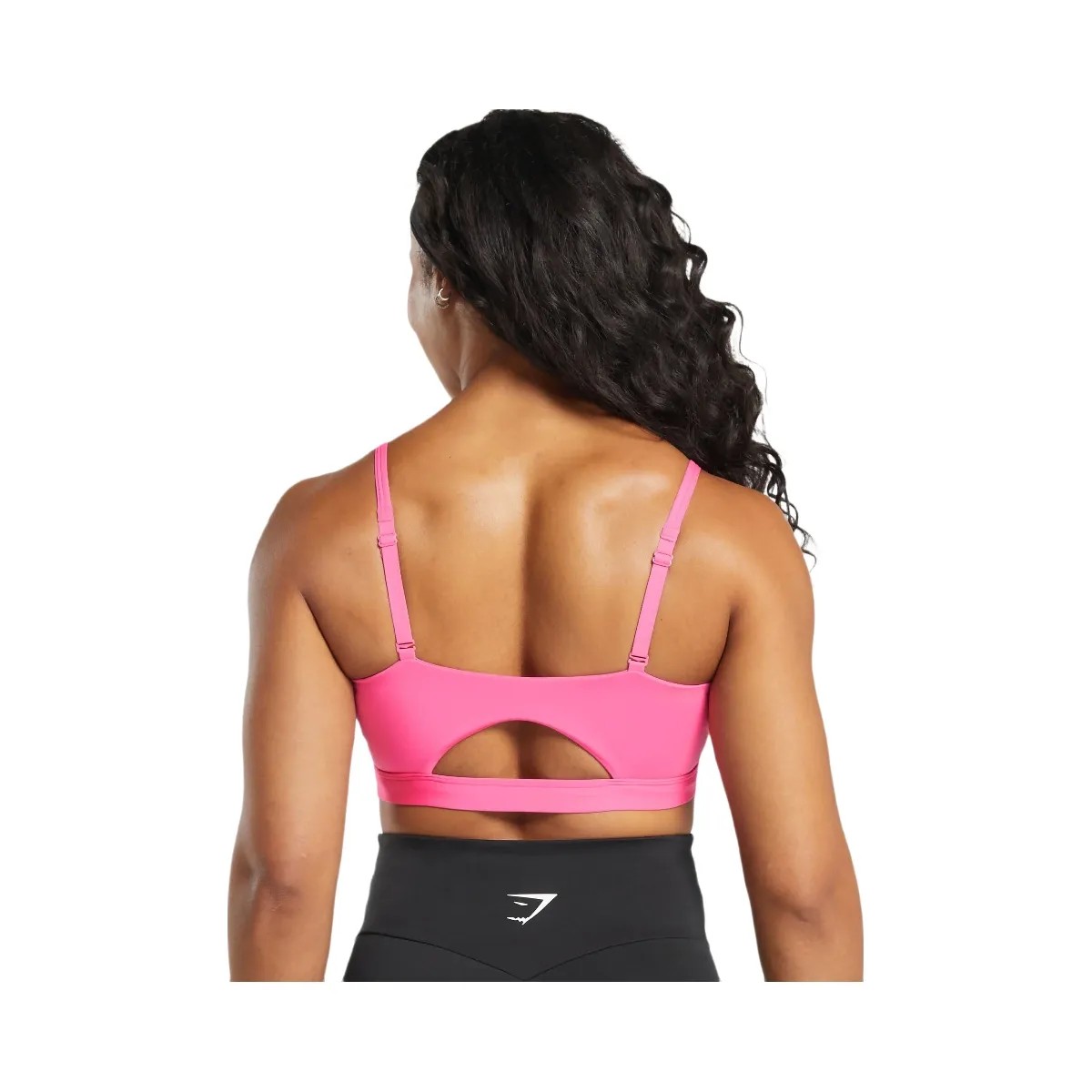 Gymshark Cut Out Bandeau "Physical Pink" - HypeFly India View 2