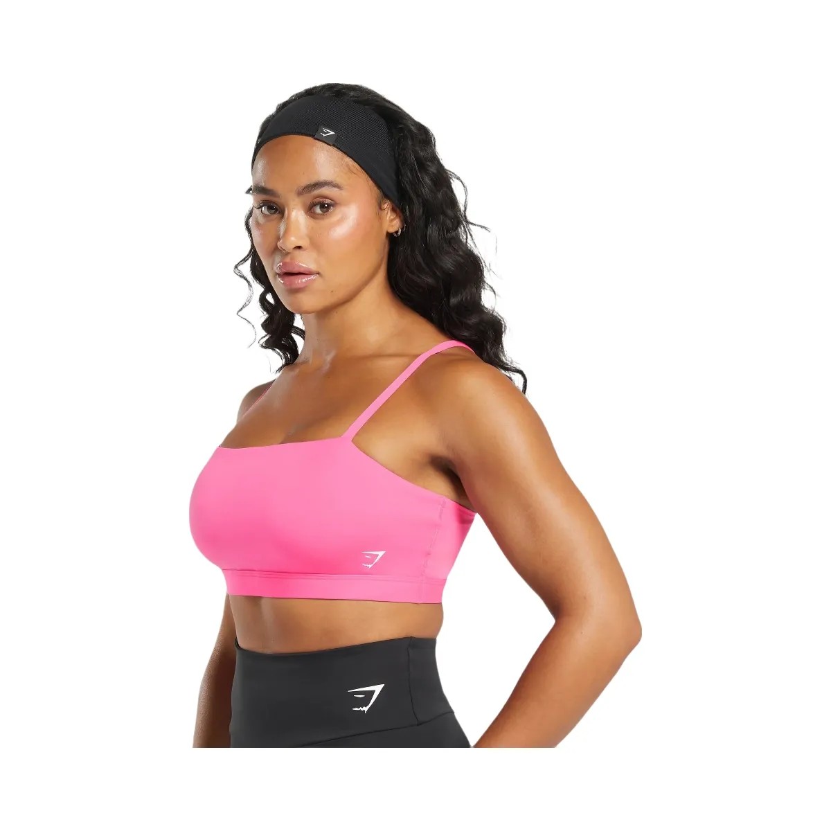 Gymshark Cut Out Bandeau "Physical Pink" - HypeFly India View 3