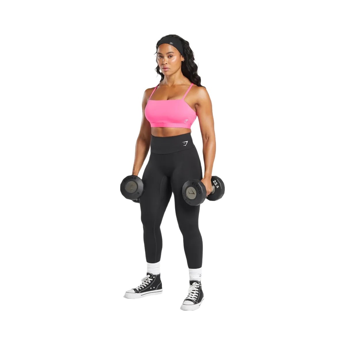 Gymshark Cut Out Bandeau "Physical Pink" - HypeFly India View 4