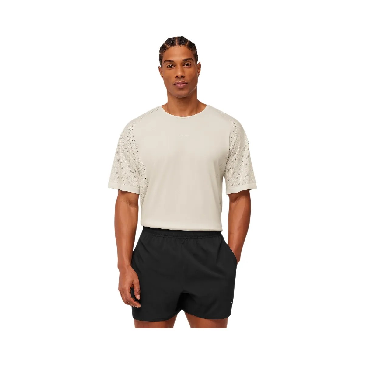 Gymshark Distance Seamless T-Shirt "Soft White Soft White" - HypeFly India View 1