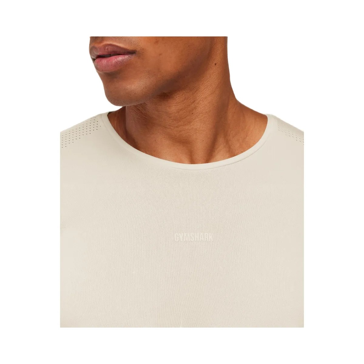 Gymshark Distance Seamless T-Shirt "Soft White Soft White" - HypeFly India View 6