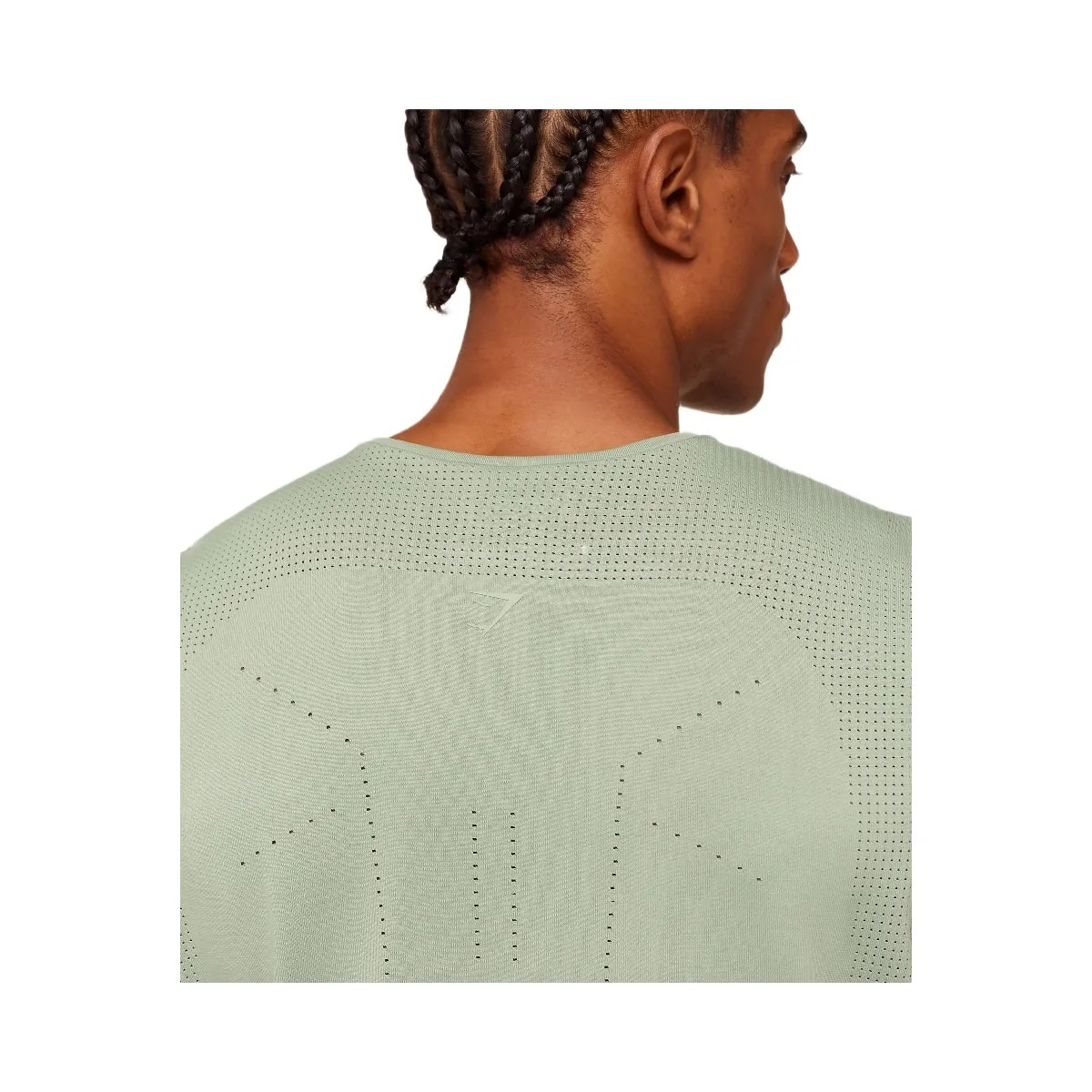 Gymshark Distance Seamless Tank "Haze Green Haze Green" - HypeFly India View 5