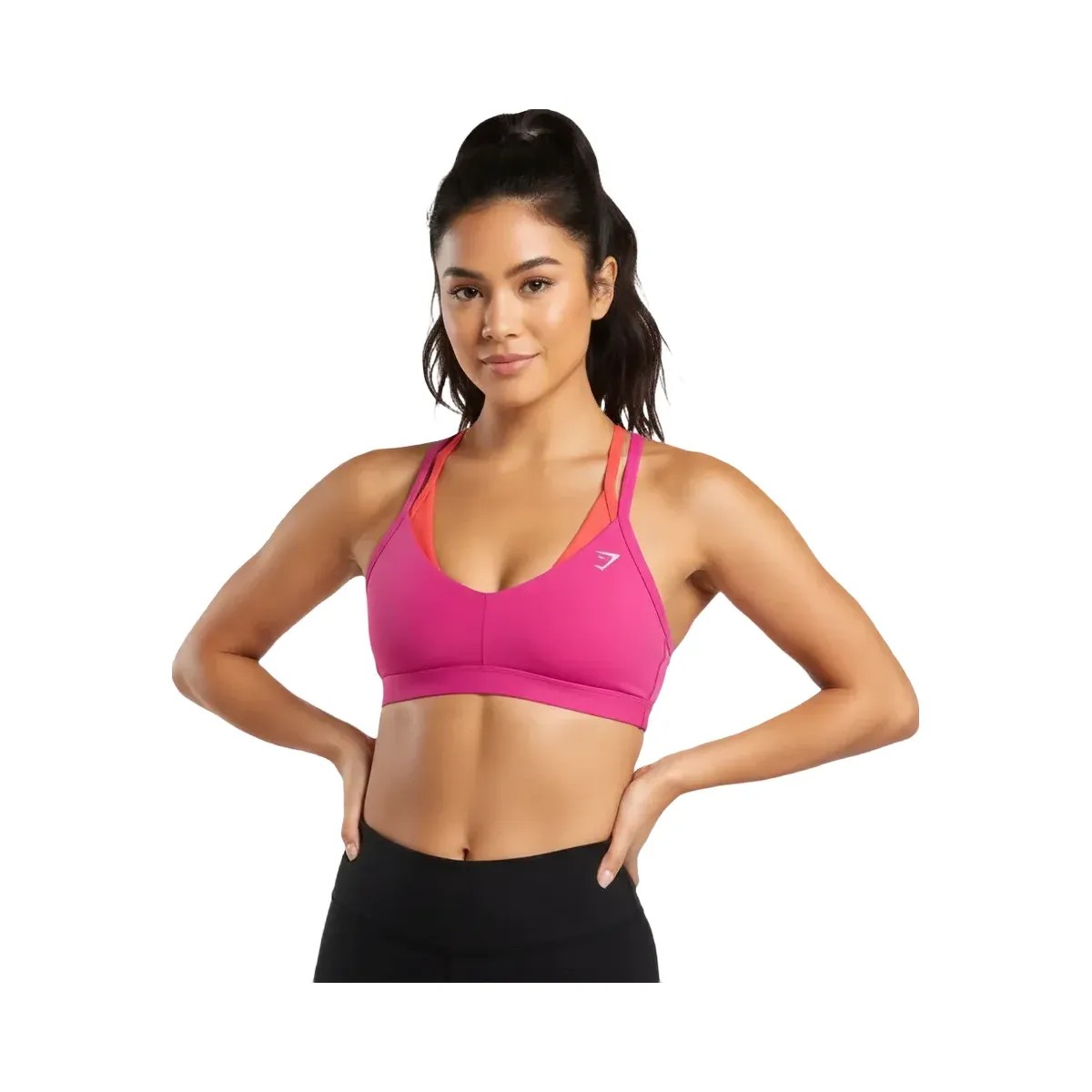 gymshark-double-up-sports-bra-light-support-winning-pink-coral-red-1