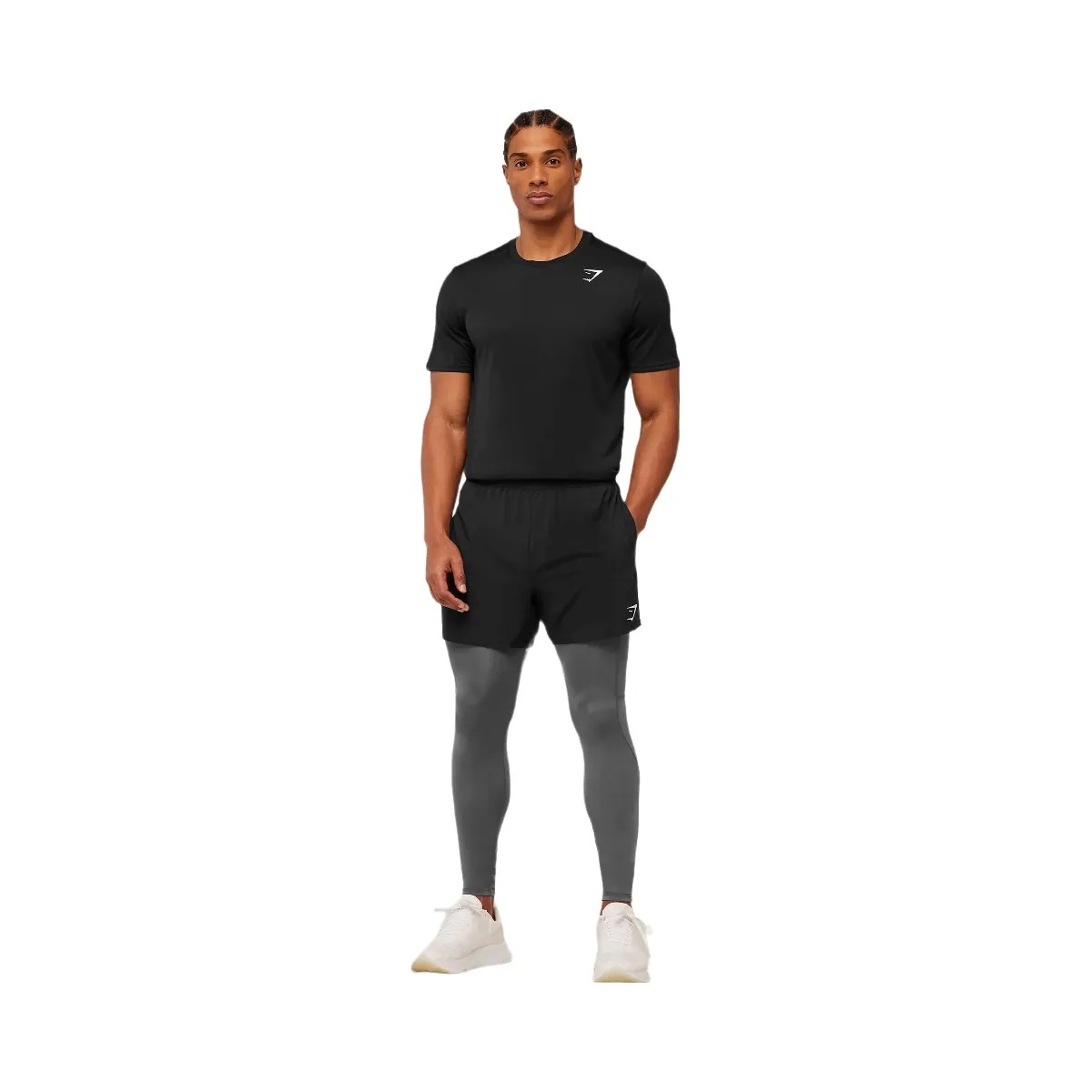 Gymshark Element Baselayer Legging "Dark Grey" - HypeFly India View 4