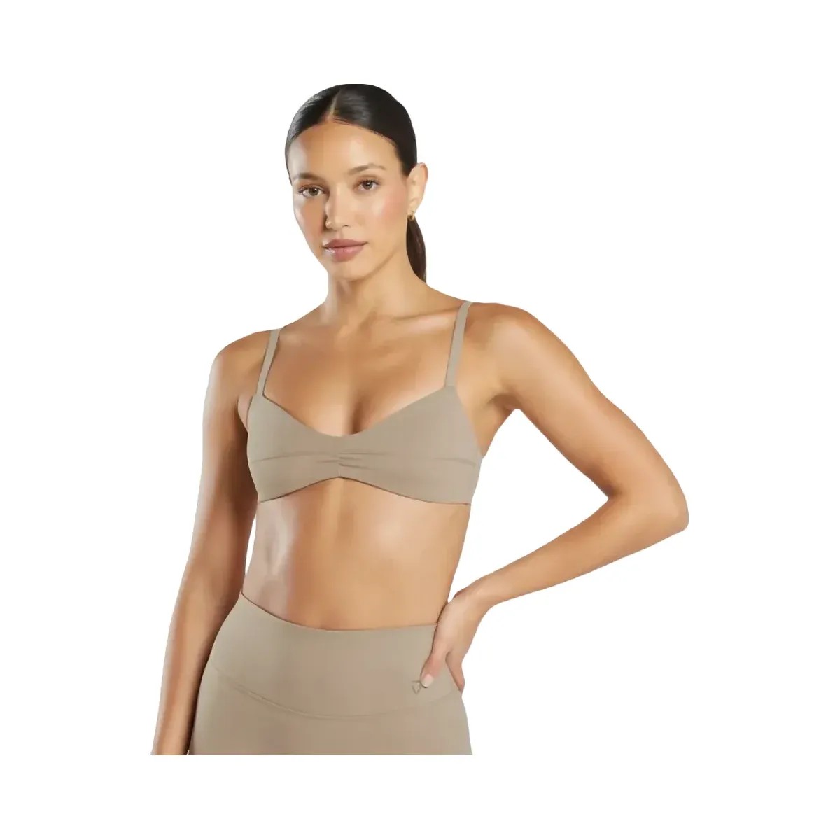 gymshark-elevate-ruched-sports-bra-light-support-lifestyle-brown