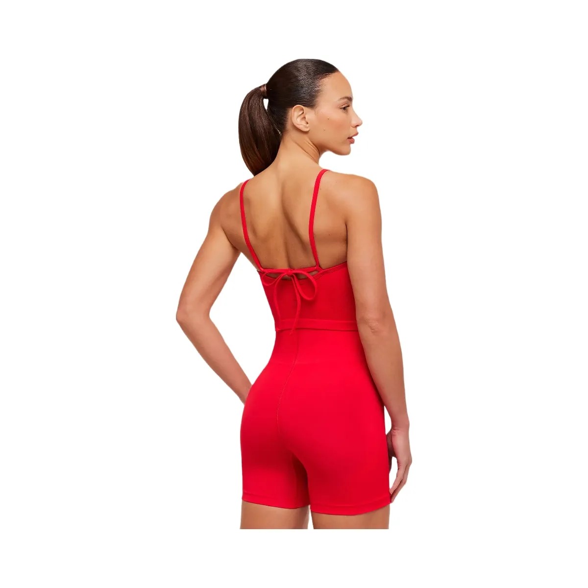 Gymshark Energise Seamless Crop Top "Athletic Red" - HypeFly India View 2