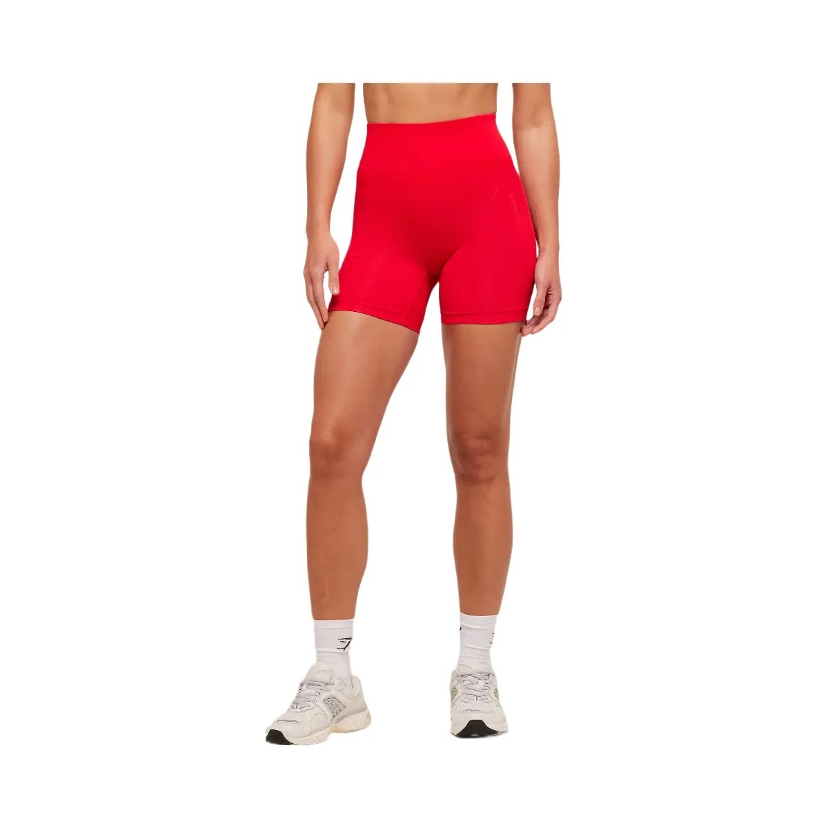 Gymshark Energise Seamless Shorts "Athletic Red" - HypeFly India View 1