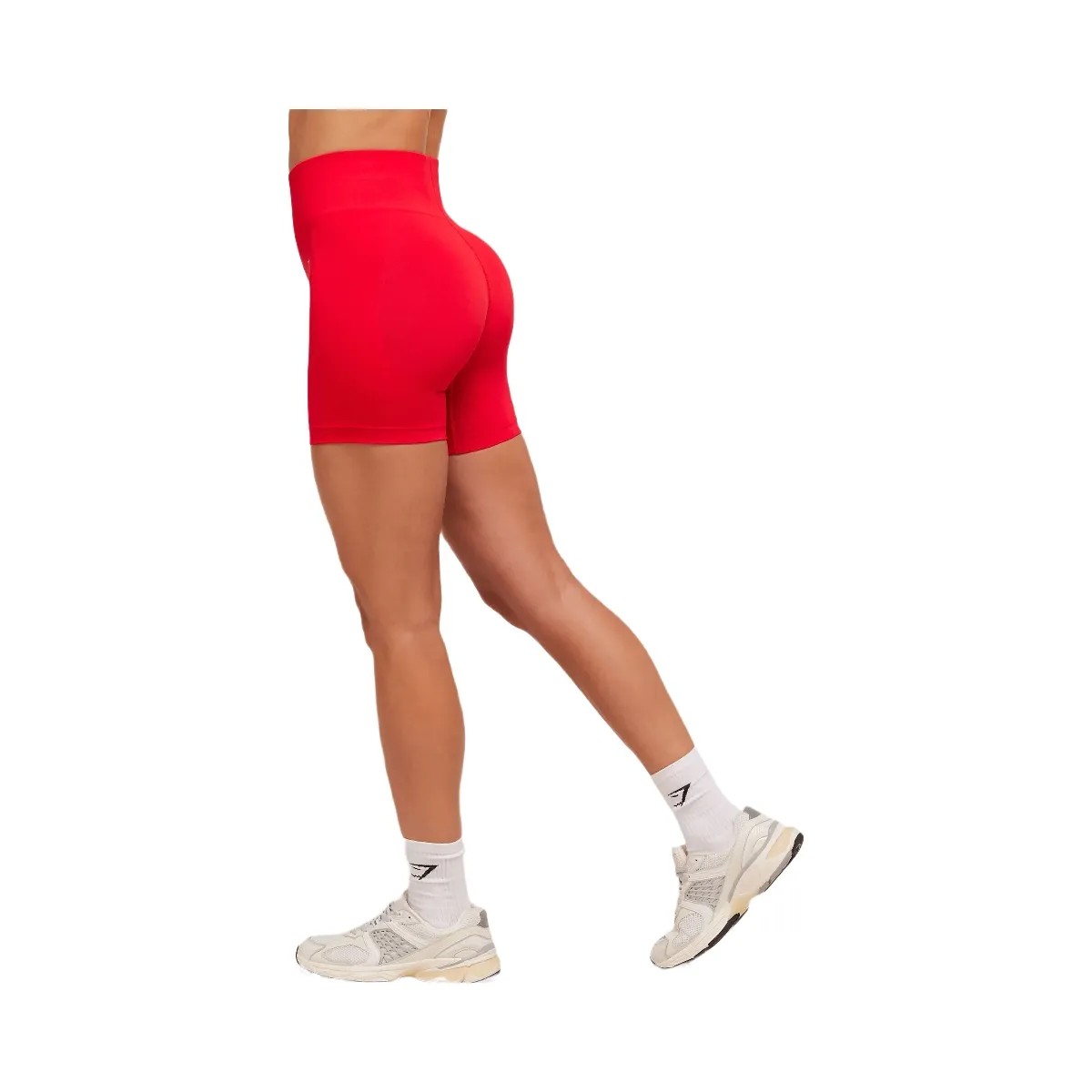 Gymshark Energise Seamless Shorts "Athletic Red" - HypeFly India View 3
