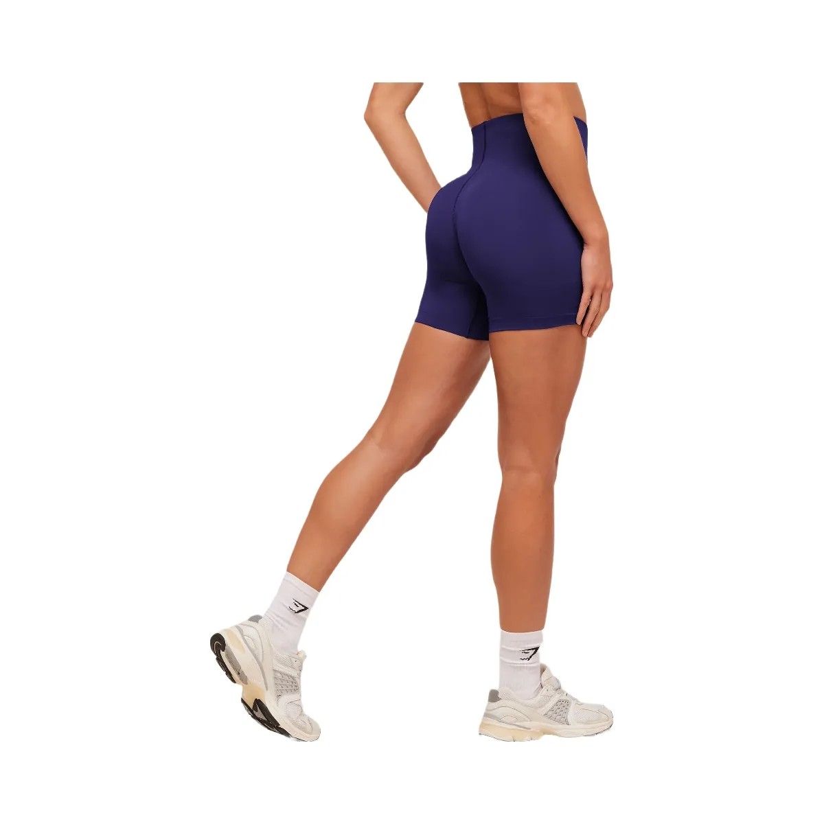 Gymshark Energise Seamless Shorts "Indigo Purple" - HypeFly India View 2