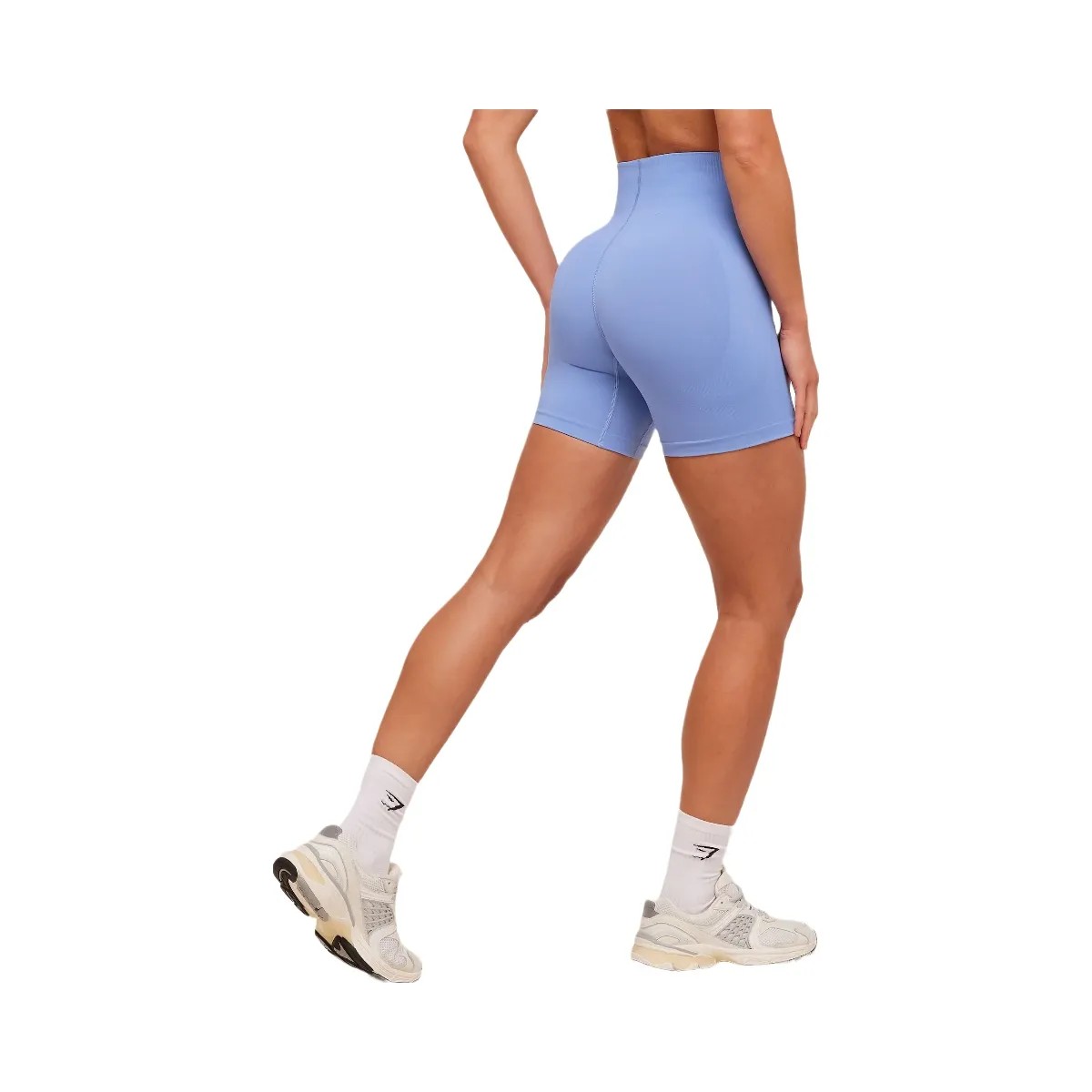 Gymshark Energise Seamless Shorts "Steady Purple" - HypeFly India View 2