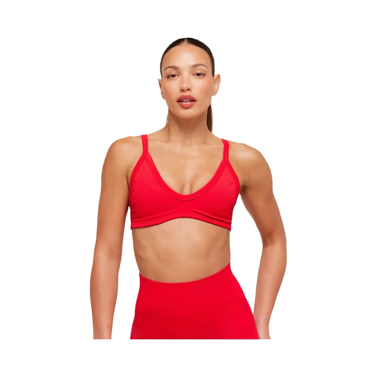 Gymshark Energise Seamless Sports Bra "Athletic Red" - HypeFly India View 1