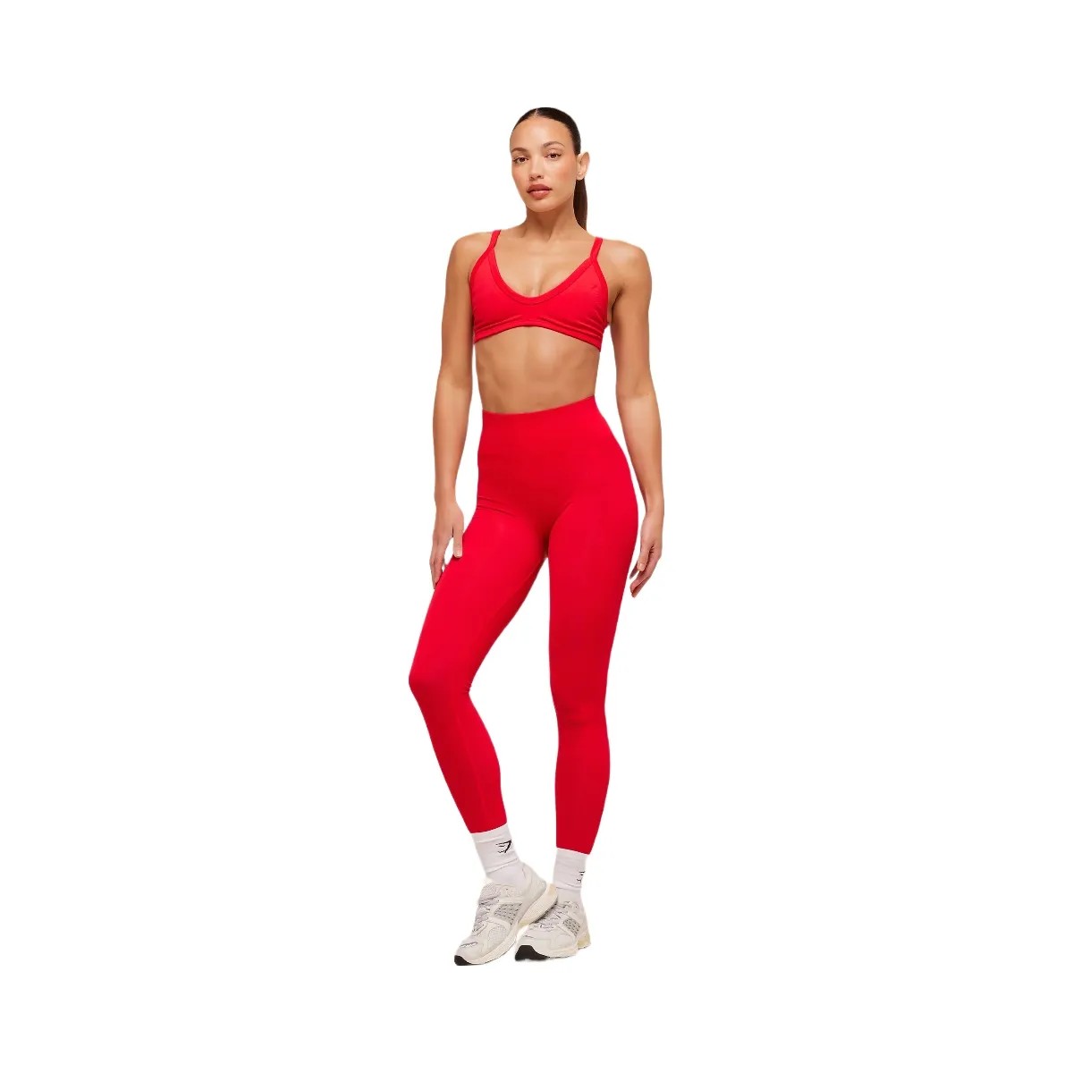 Gymshark Energise Seamless Sports Bra "Athletic Red" - HypeFly India View 4