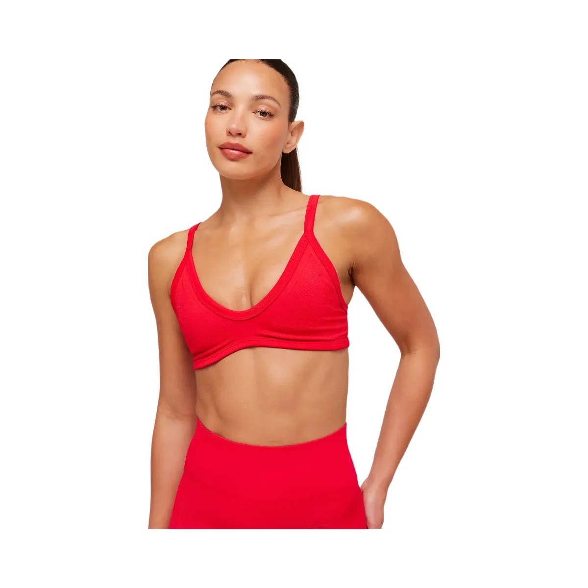 Gymshark Energise Seamless Sports Bra "Athletic Red" - HypeFly India View 5