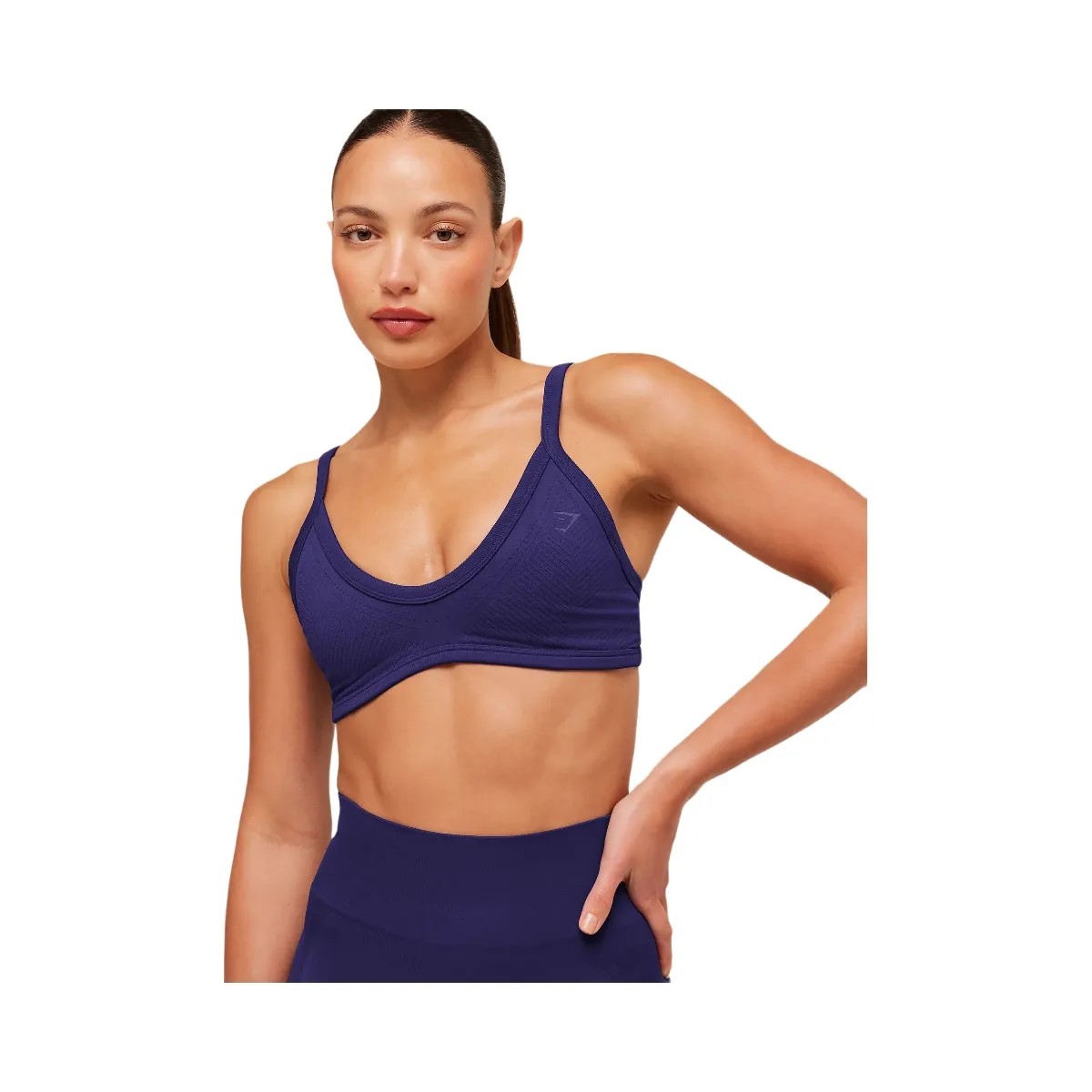 Gymshark Energise Seamless Sports Bra "Indigo Purple" - HypeFly India View 5