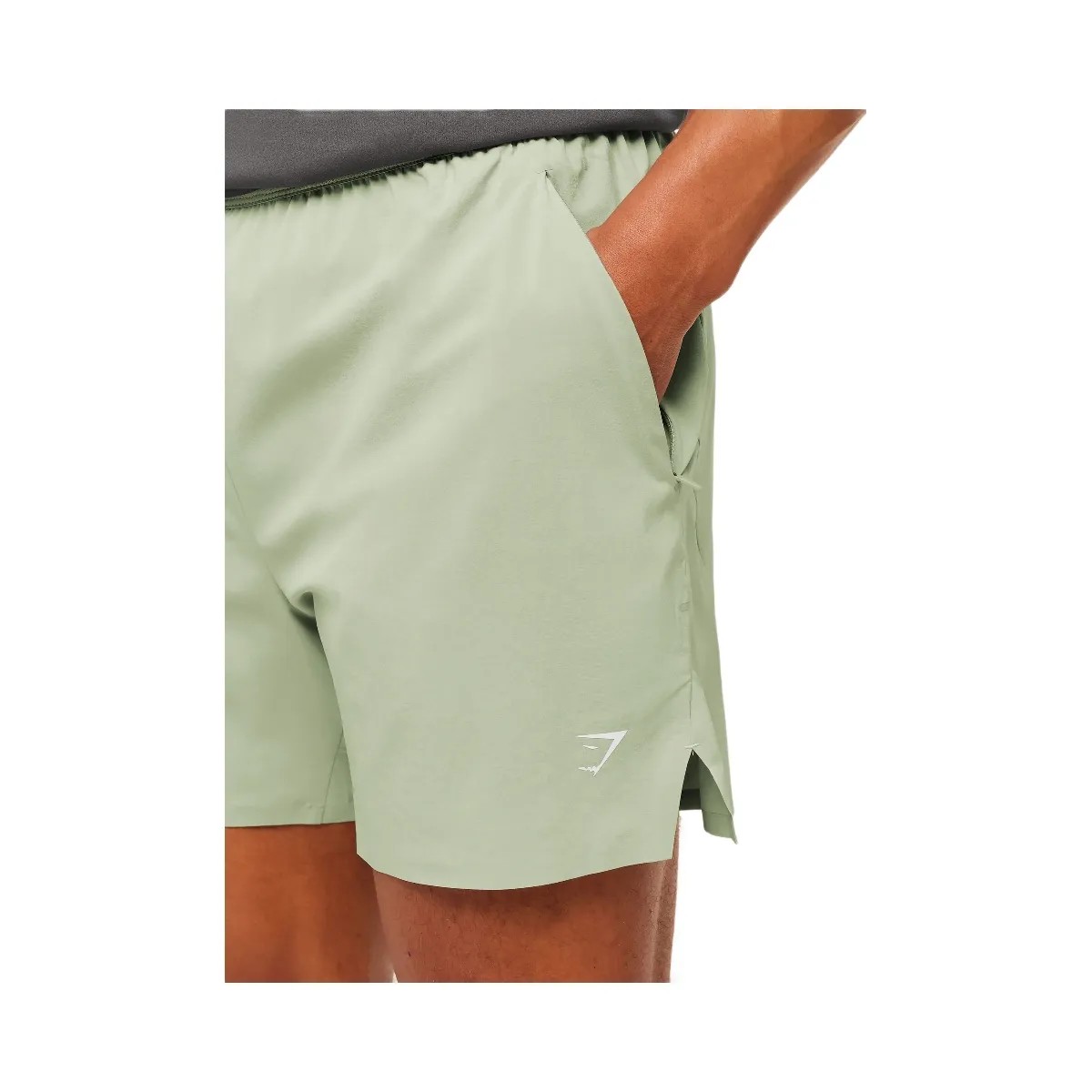 Gymshark Evolve 5" Short "Haze Green" - HypeFly India View 4