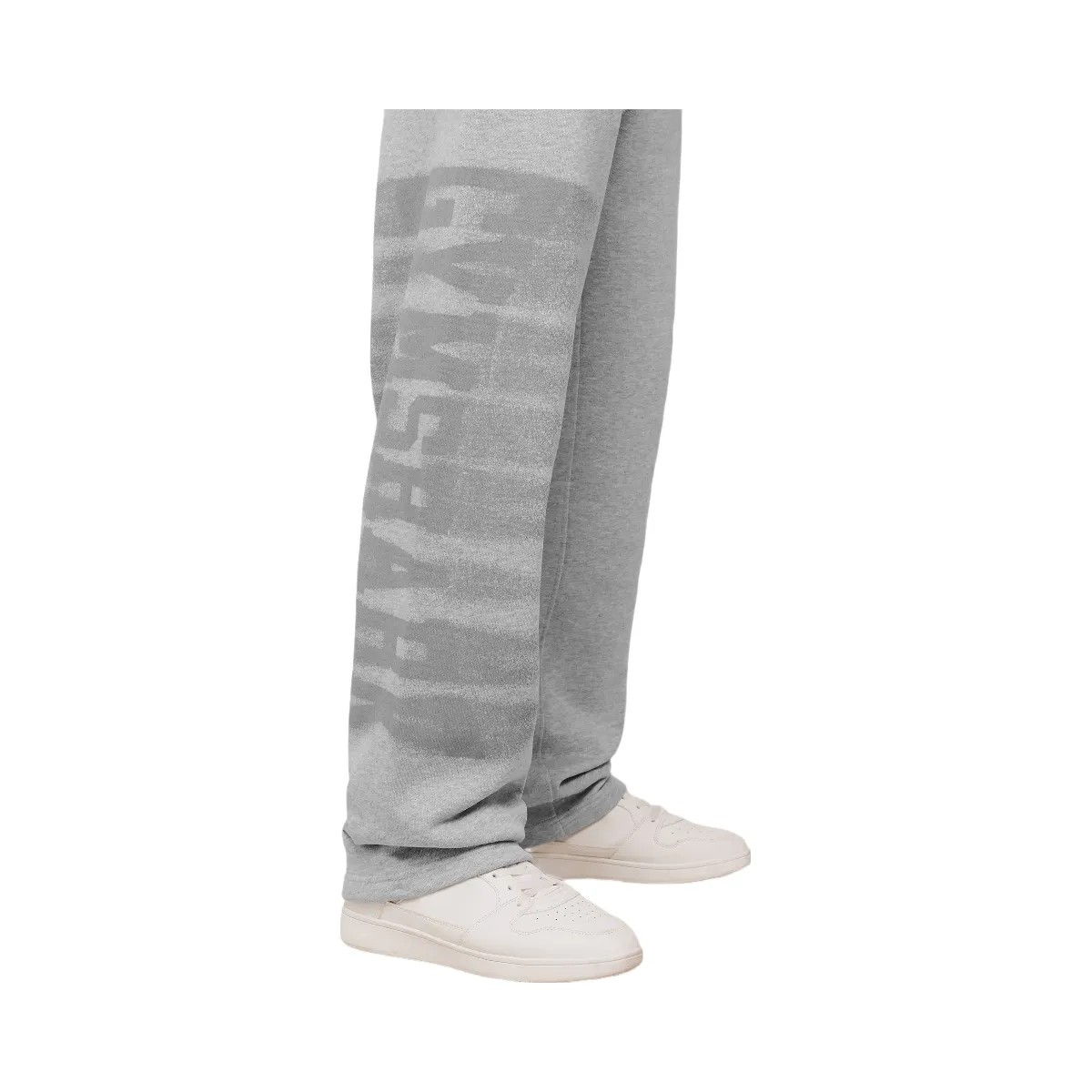 Gymshark Fade Graphic Straight Leg Pants "Light Grey Core Marl" - HypeFly India View 4