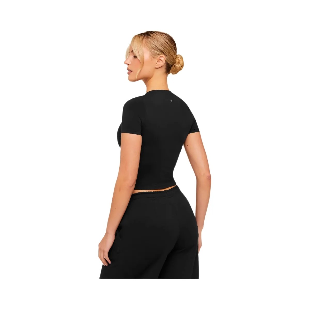 Gymshark FeatherForm Short Sleeve T-Shirt "Black" - HypeFly India View 3