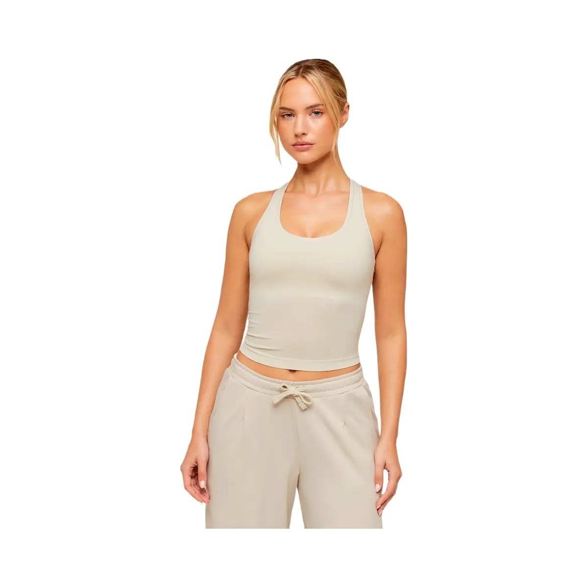 Gymshark FeatherForm Tank "Pebble Grey" - HypeFly India View 1