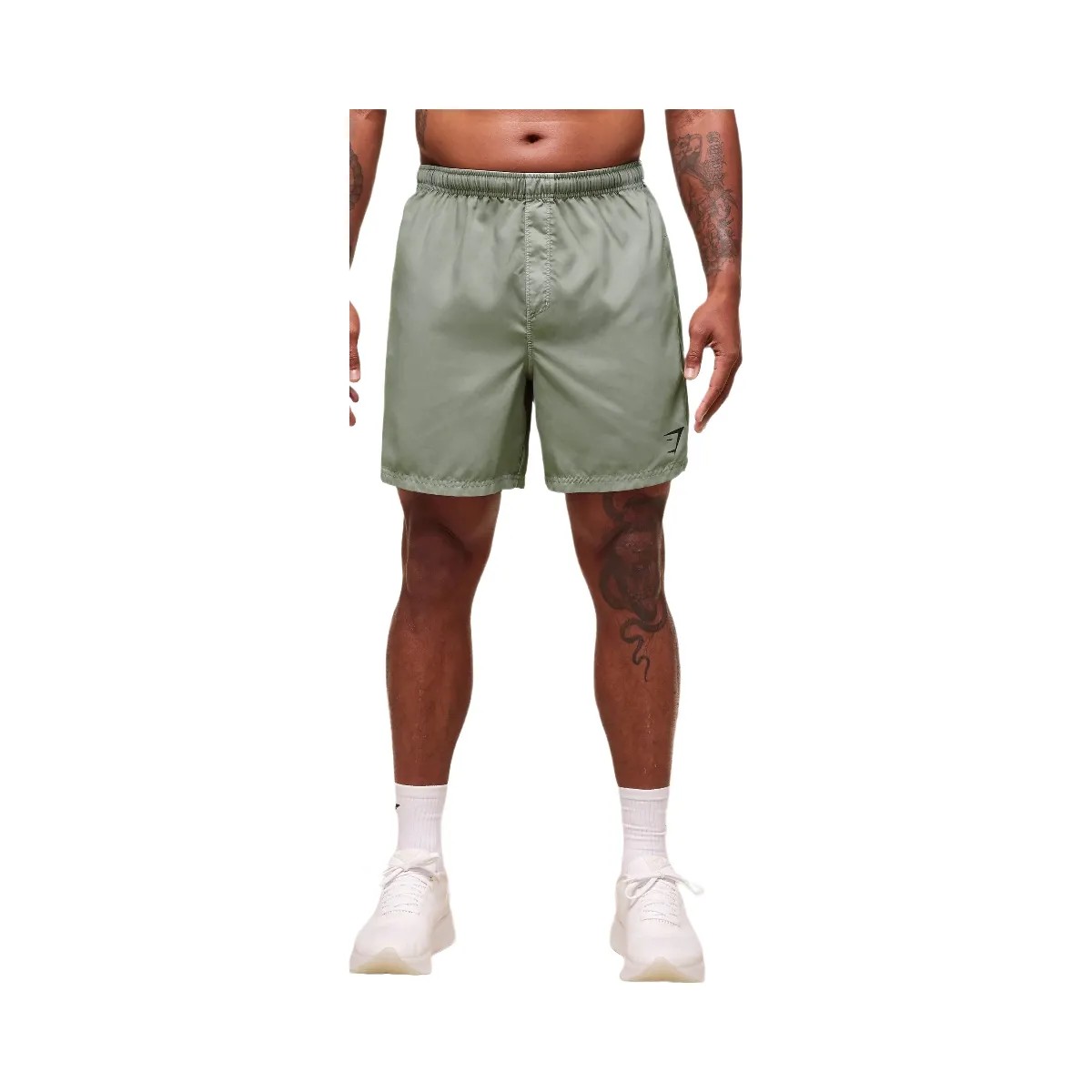Gymshark Fit Light 7" Shorts "Strength Green" - HypeFly India View 1