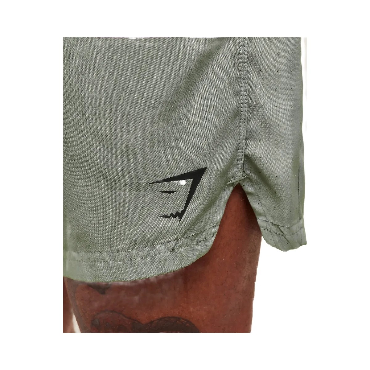 Gymshark Fit Light 7" Shorts "Strength Green" - HypeFly India View 5