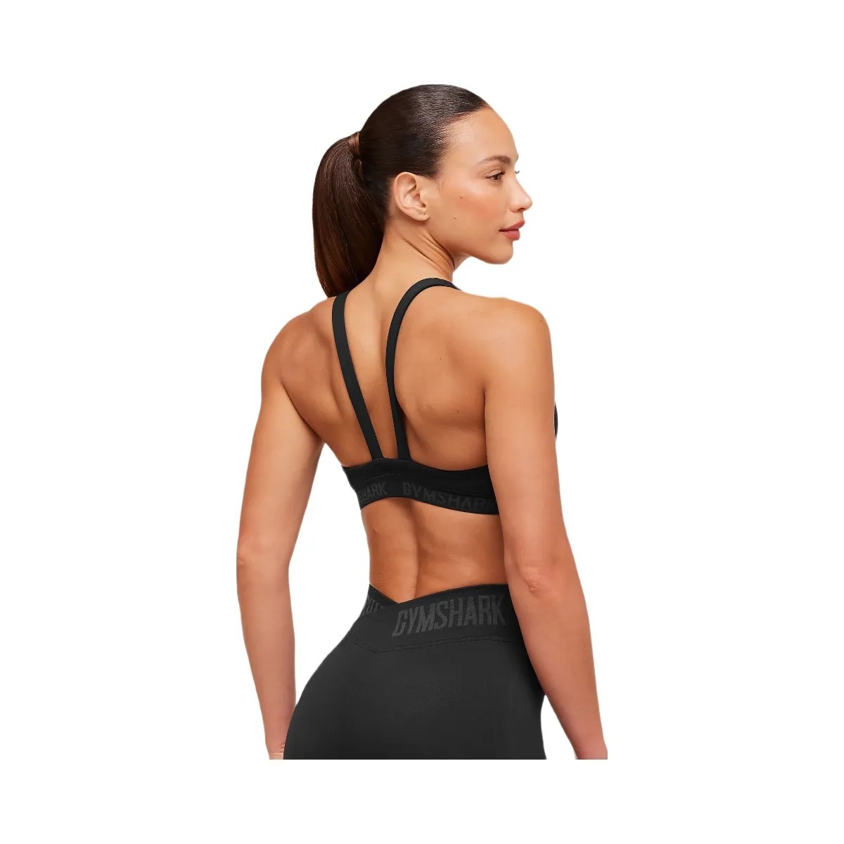 Gymshark Flex V4 Sports Bra "Black" - HypeFly India View 2