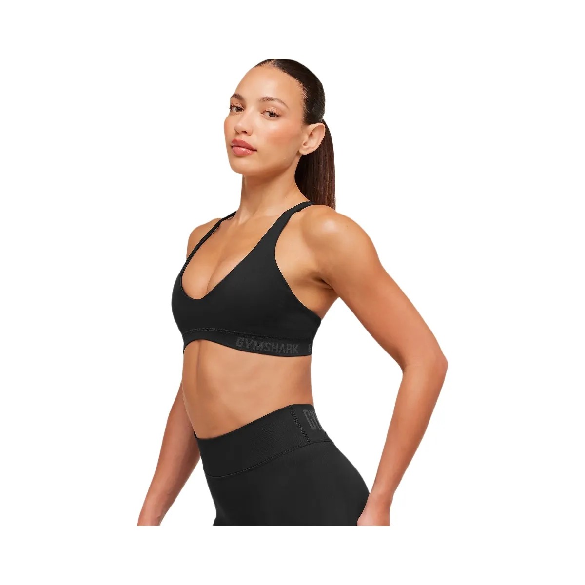 Gymshark Flex V4 Sports Bra "Black" - HypeFly India View 3