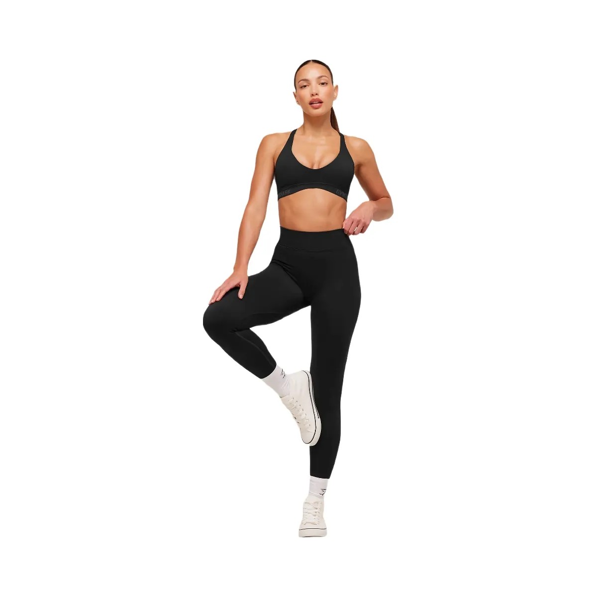 Gymshark Flex V4 Sports Bra "Black" - HypeFly India View 4