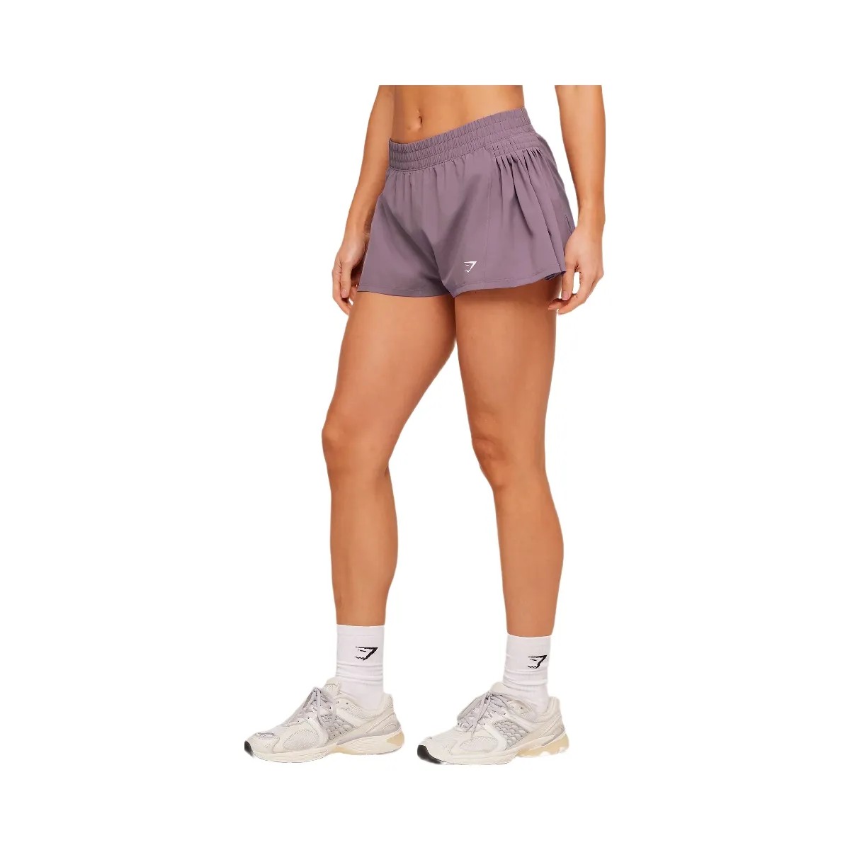 Gymshark Flutter Woven Shorts "Dusk Purple" - HypeFly India View 3