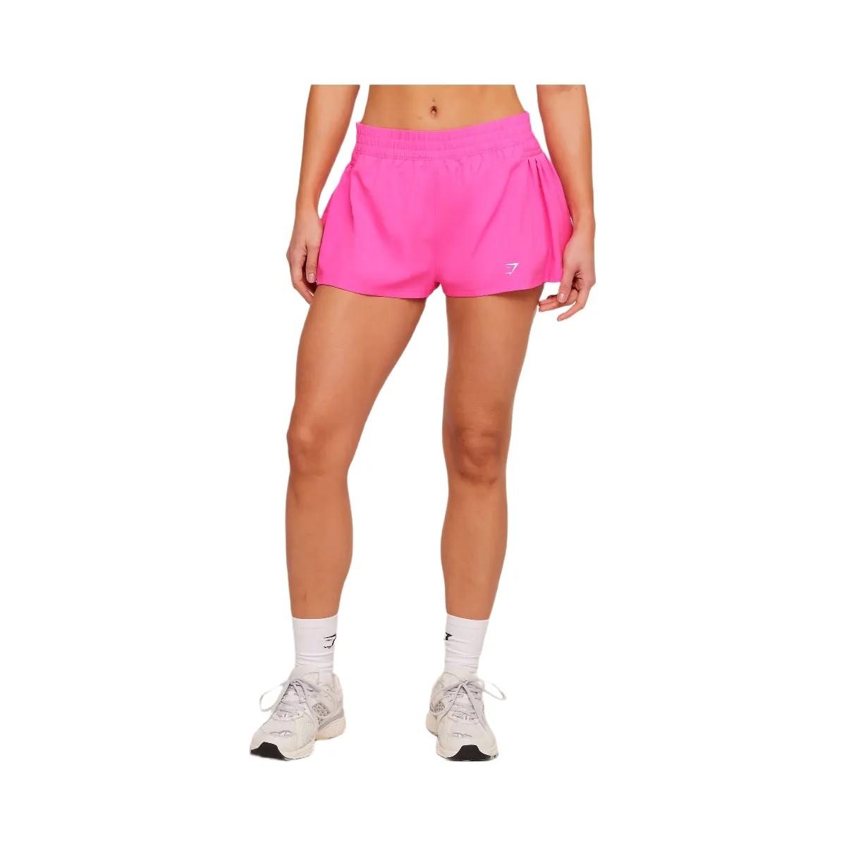 Gymshark Flutter Woven Shorts "GS Electric Pink" - HypeFly India View 1