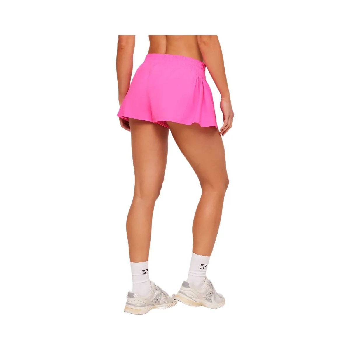 Gymshark Flutter Woven Shorts "GS Electric Pink" - HypeFly India View 2