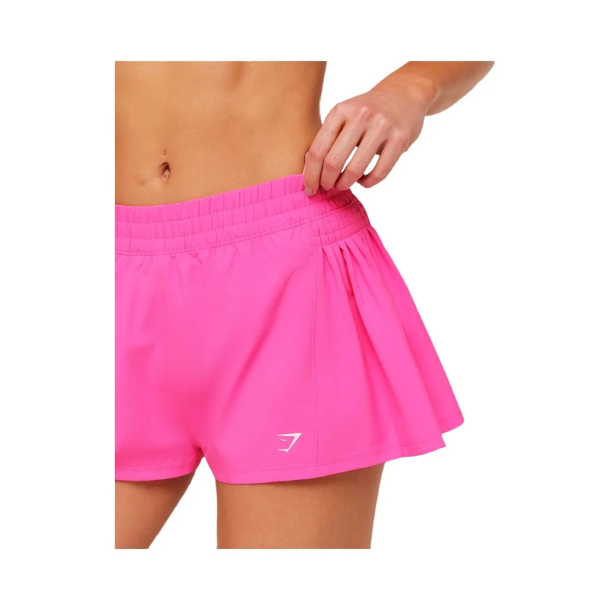 Gymshark Flutter Woven Shorts "GS Electric Pink" - HypeFly India View 5