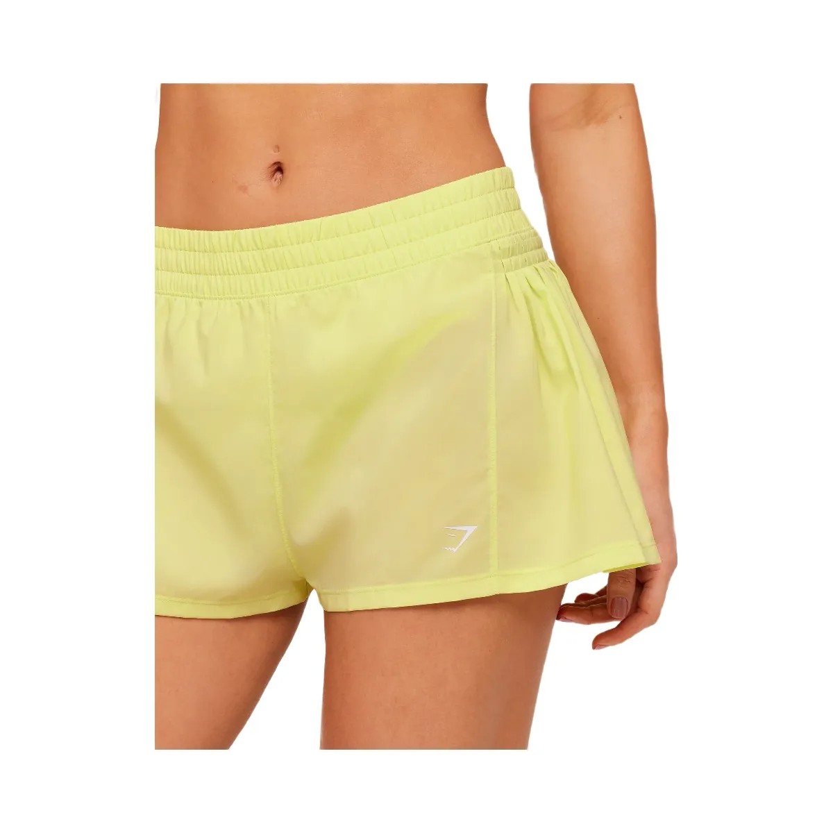 Gymshark Flutter Woven Shorts "Sorbet Yellow" - HypeFly India View 5