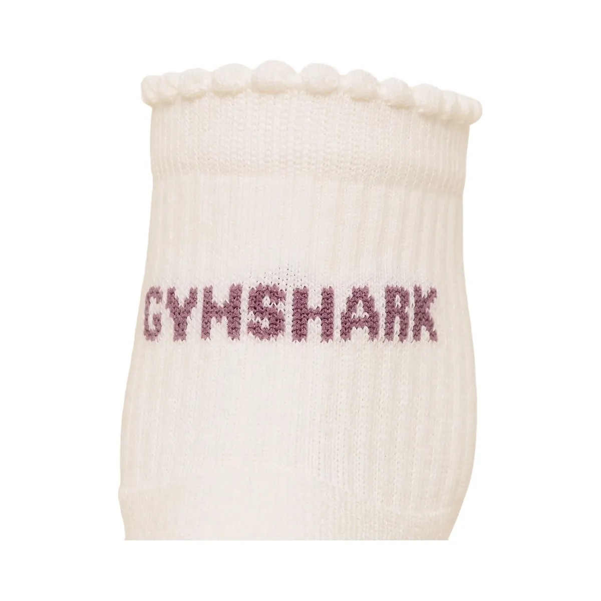 Gymshark Frill Pilates Midi Sock "Soft White Calm Pink" - HypeFly India View 4